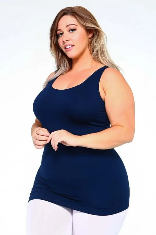 Plus Size Seamless Tank Top