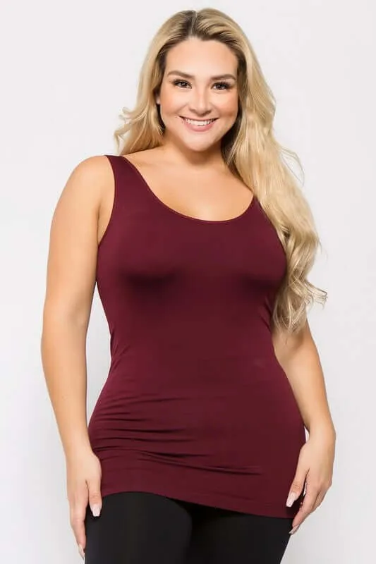 Plus Size Seamless Tank Top