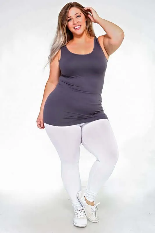 Plus Size Seamless Tank Top