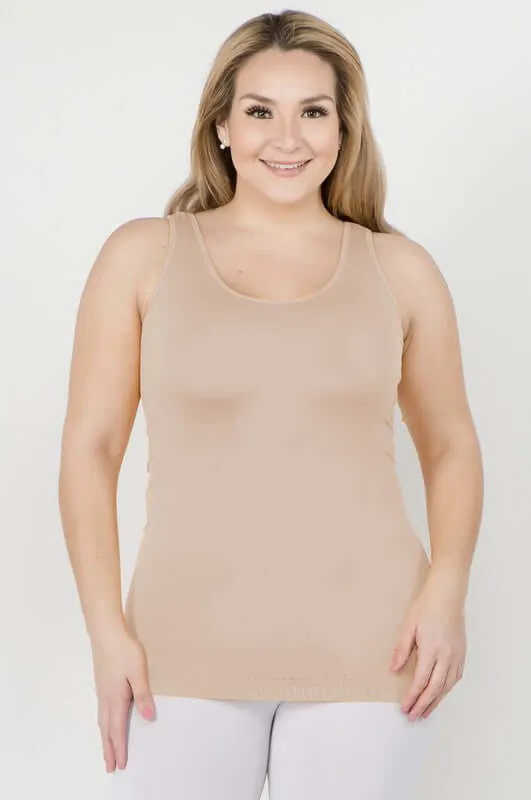 Plus Size Seamless Tank Top