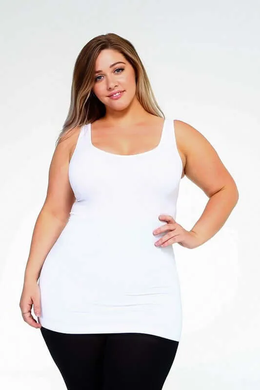 Plus Size Seamless Tank Top