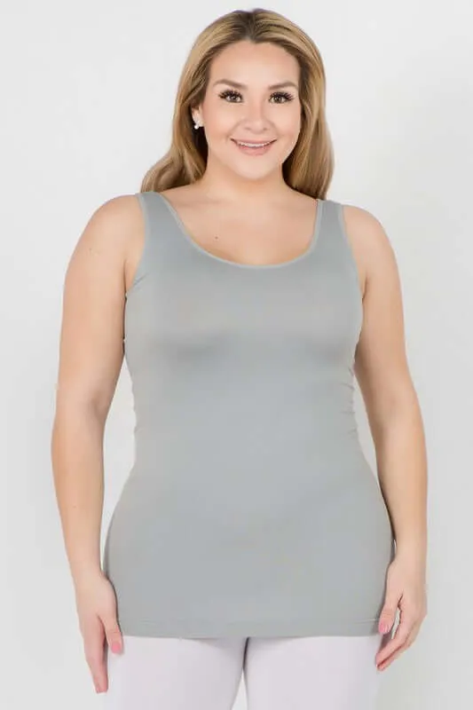 Plus Size Seamless Tank Top