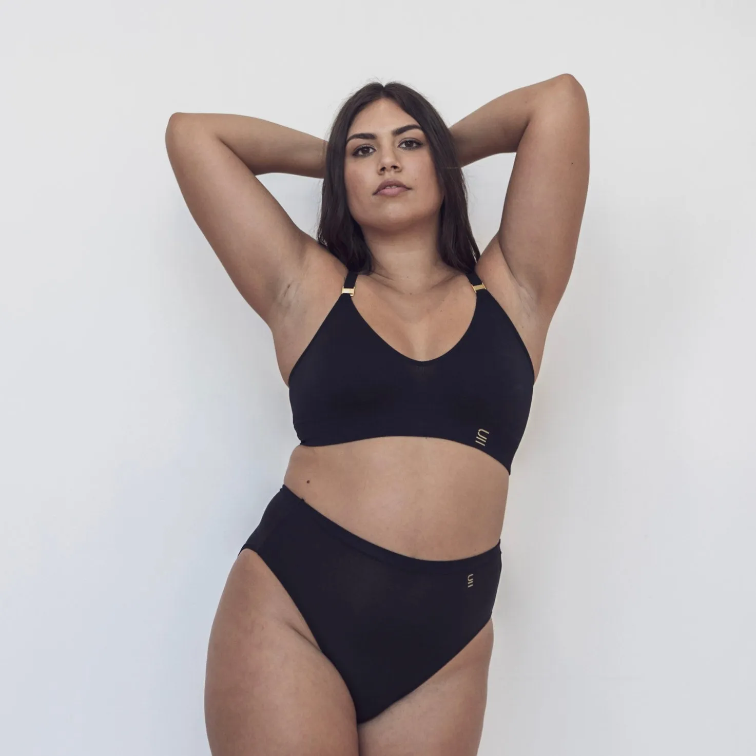 Recycled Wireless Bra A-D - Black