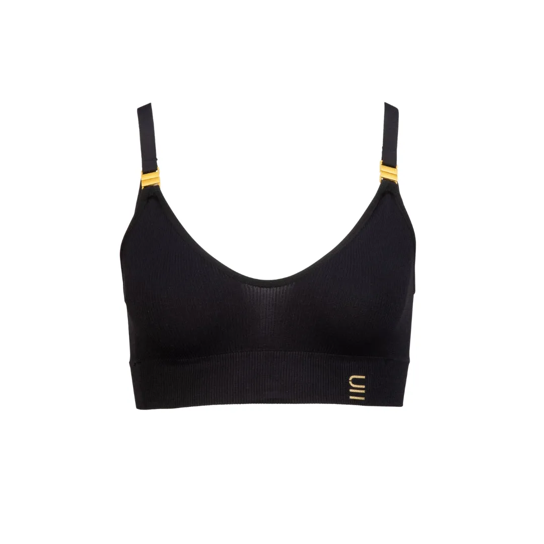 Recycled Wireless Bra A-D - Black