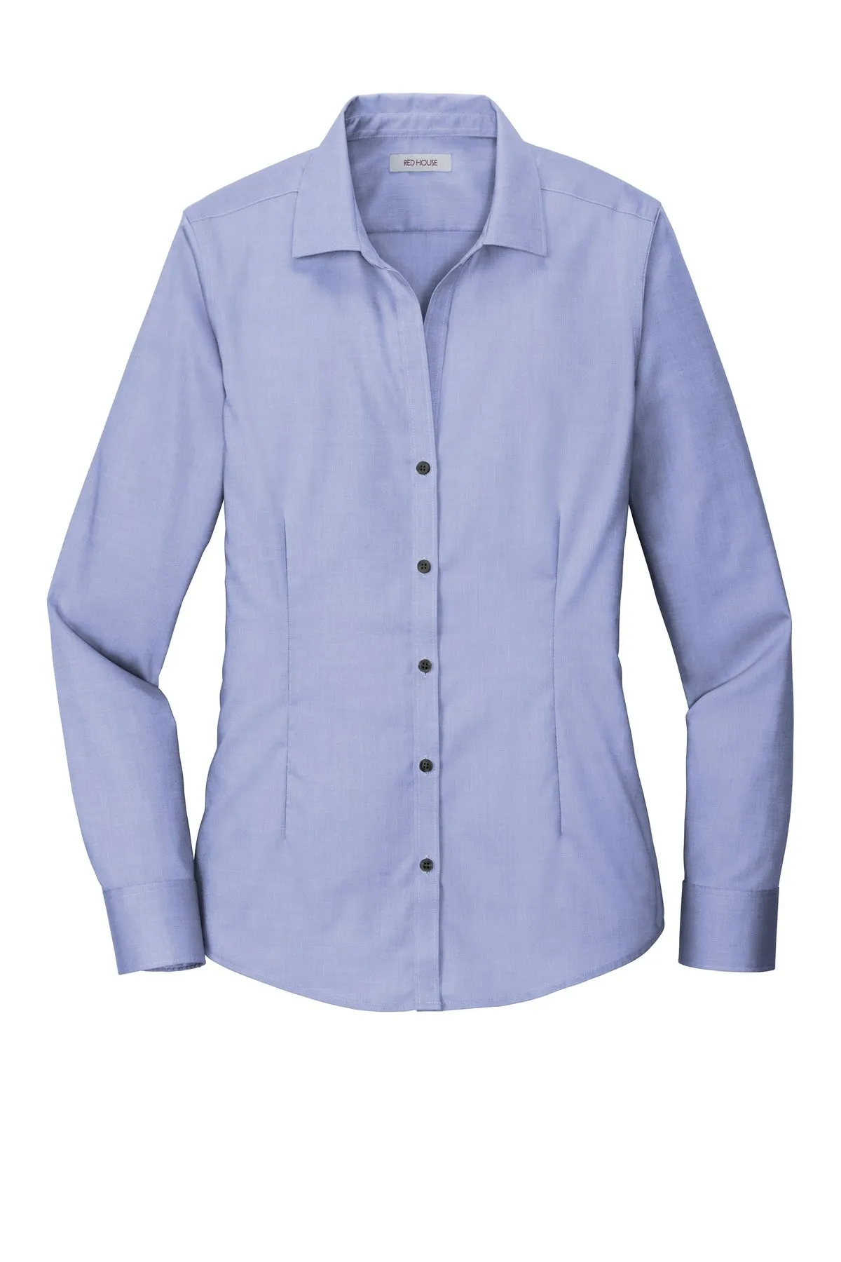 Red House Ladies Pinpoint Oxford Non-Iron Shirt. RH250