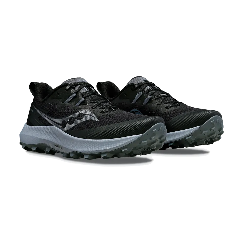 Saucony Women's Peregrine 14 Wide Black/Carbon
