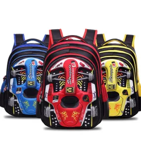 School Bag  - Cars - 16 - Inches