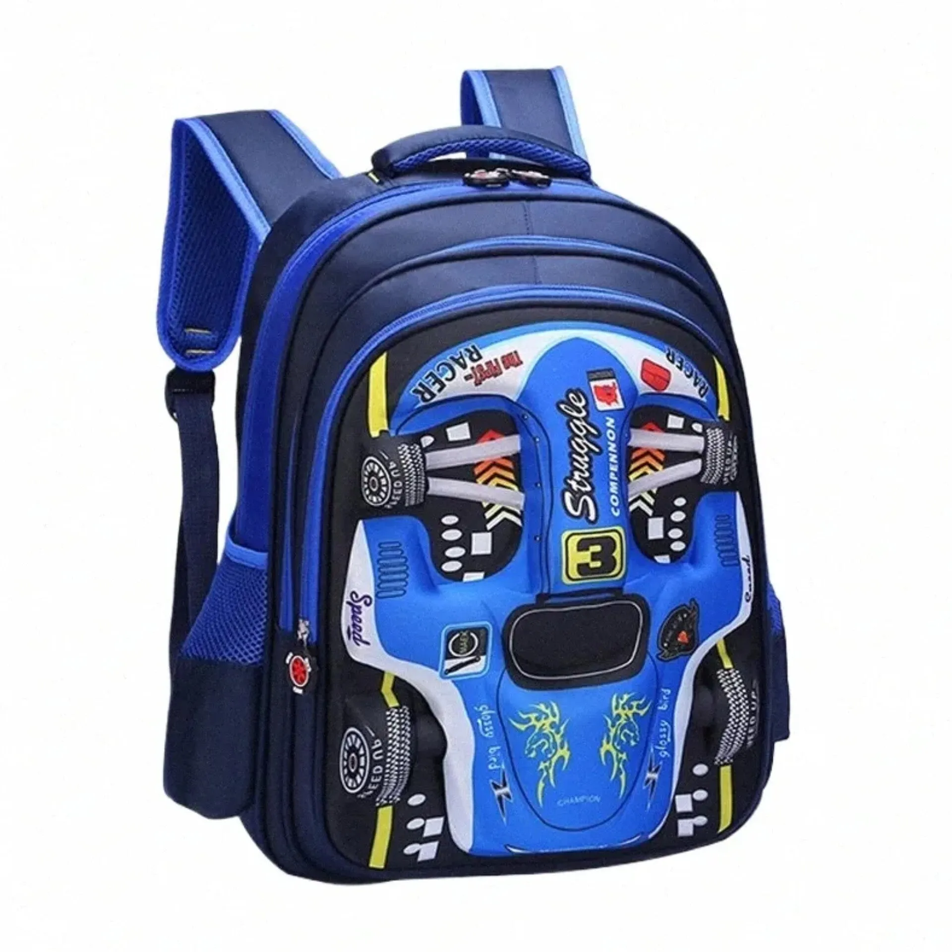 School Bag  - Cars - 16 - Inches