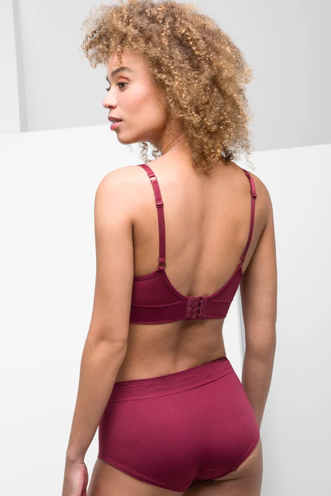 Seam-Free Bralette Red