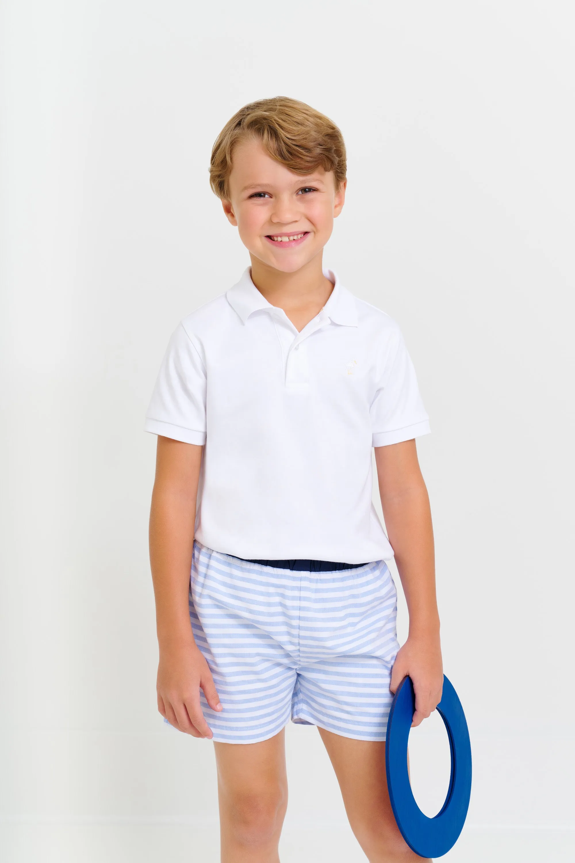 Shelton Shorts - Park City Periwinkle Stripe with Nantucket Navy Stork