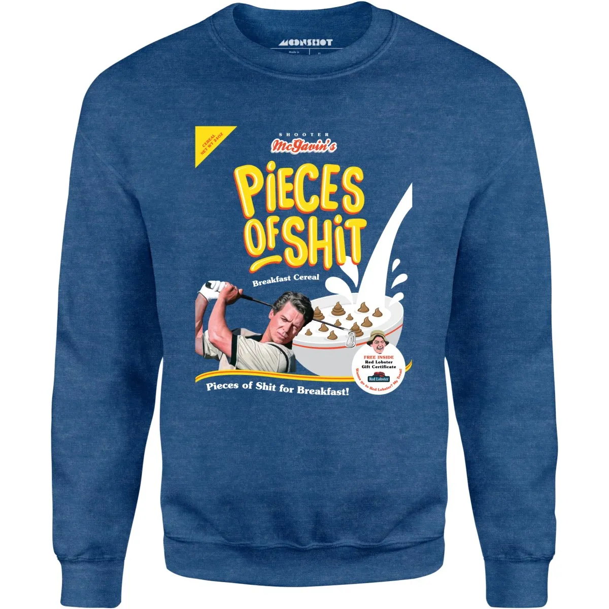 Shooter McGavin's Pieces of Shit Breakfast Cereal - Unisex Sweatshirt