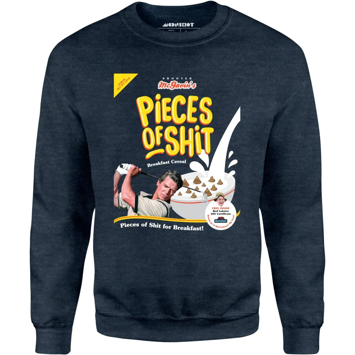 Shooter McGavin's Pieces of Shit Breakfast Cereal - Unisex Sweatshirt