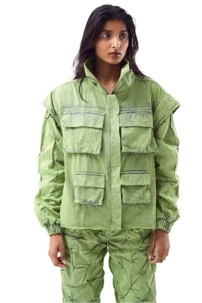 Signature Smocked Co-ord Set- Lime