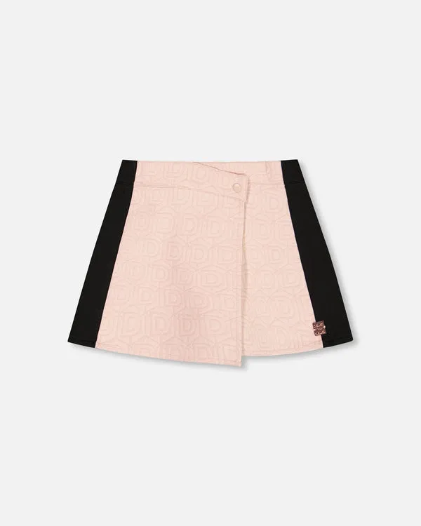 Skort w/ Contrast Panel/Deux par Deux