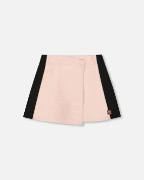 Skort w/ Contrast Panel/Deux par Deux