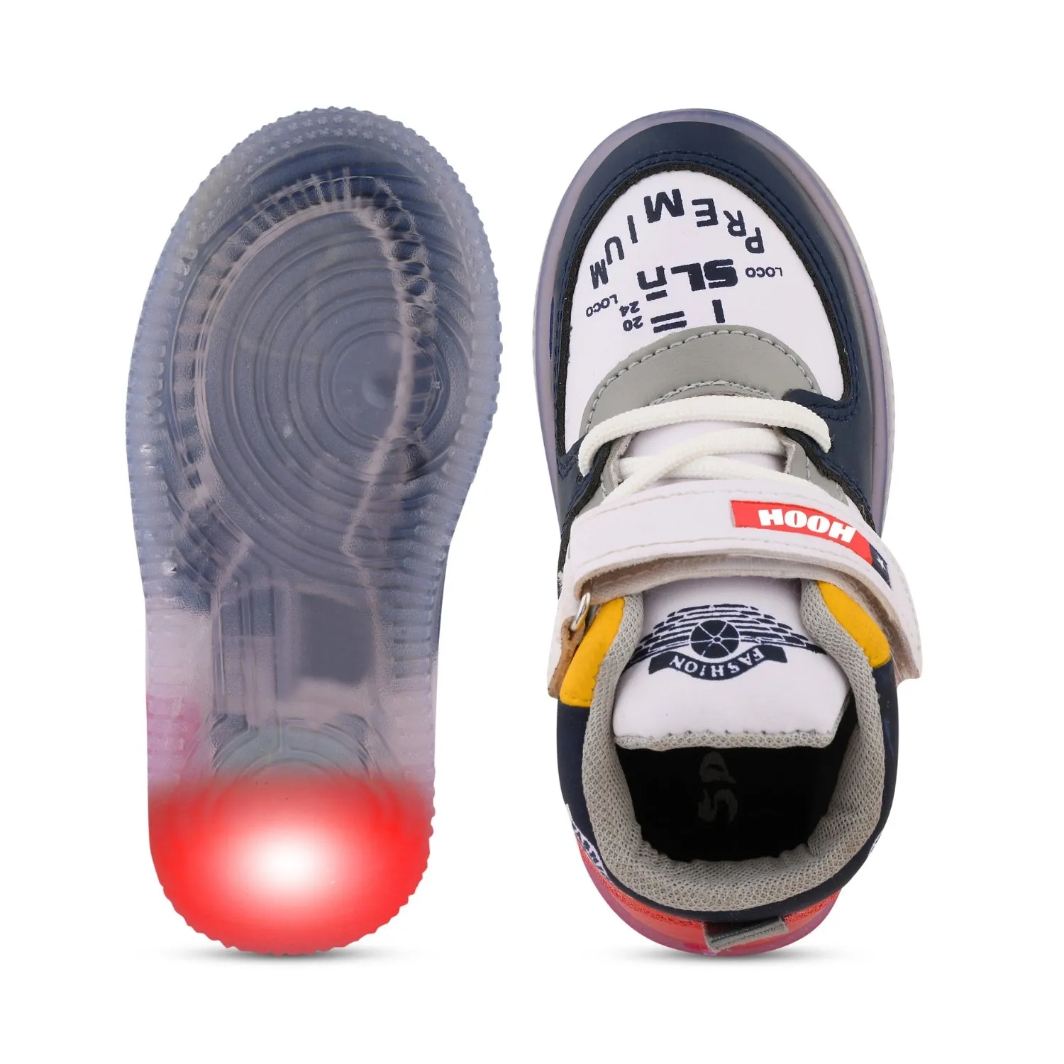 Sky Blue Colored Kid’s Unisex Nitro LED Shoes