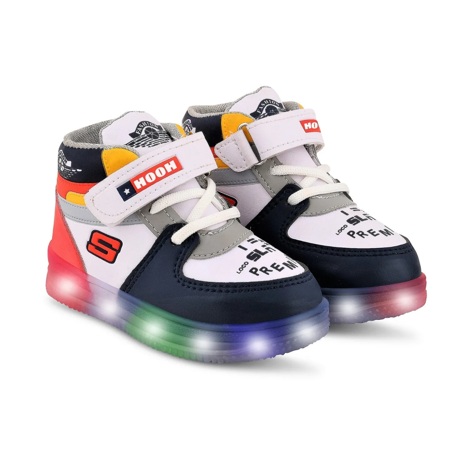 Sky Blue Colored Kid’s Unisex Nitro LED Shoes