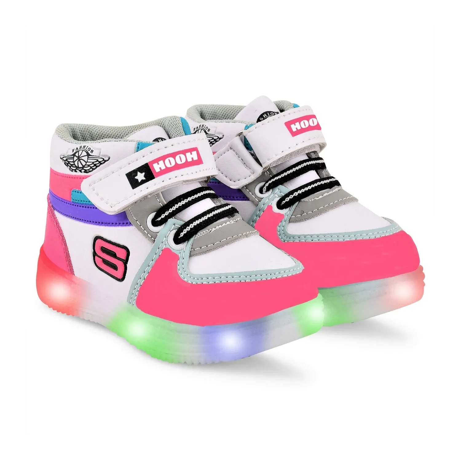 Sky Blue Colored Kid’s Unisex Nitro LED Shoes