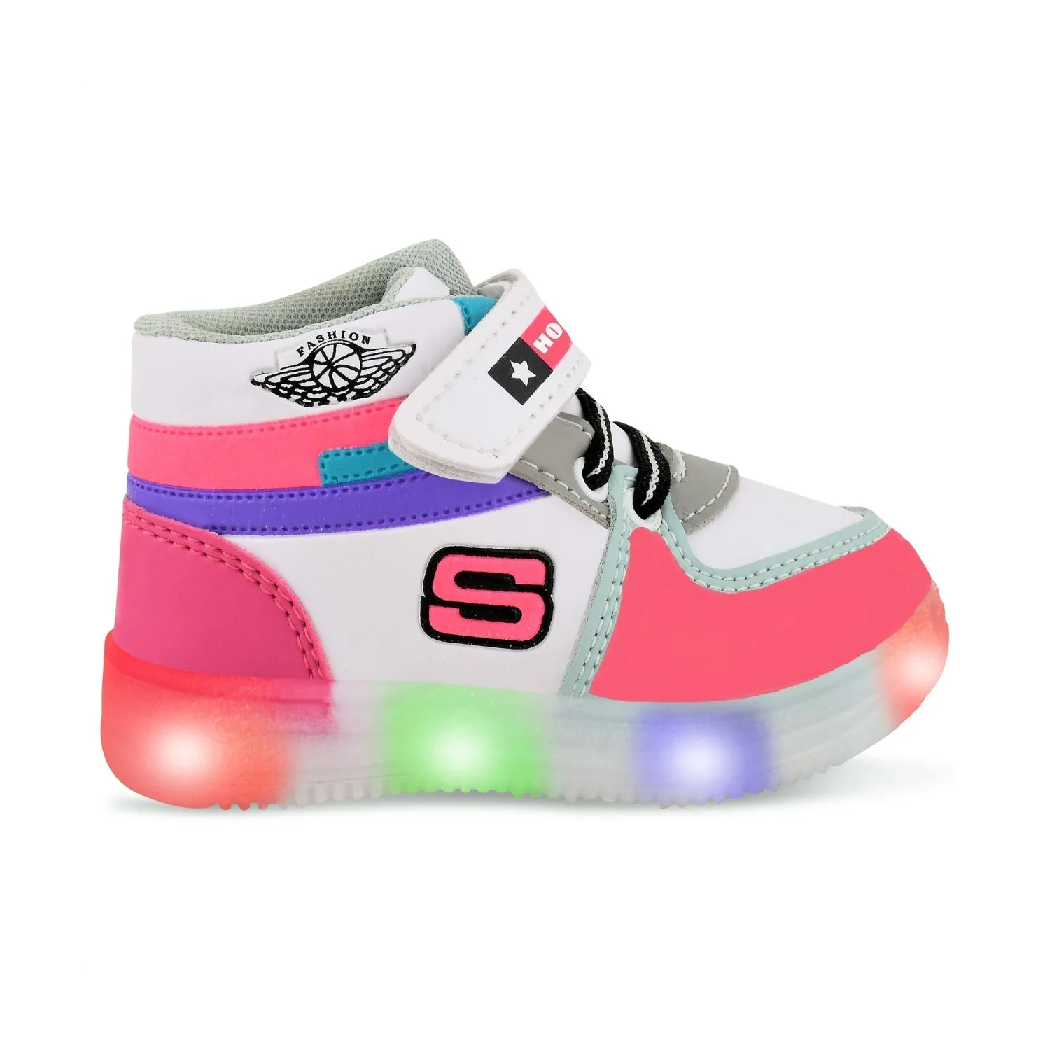 Sky Blue Colored Kid’s Unisex Nitro LED Shoes