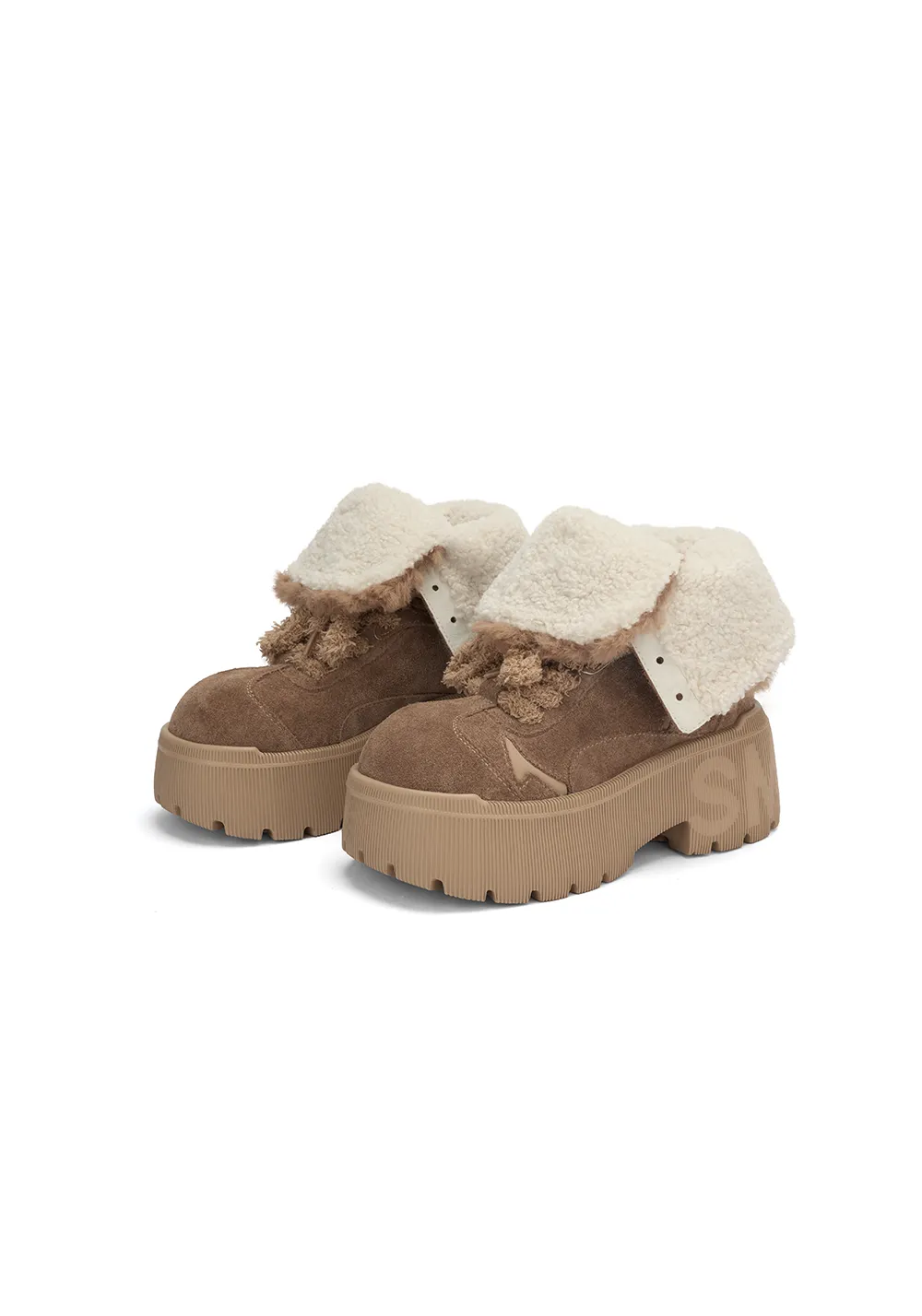 Tall Snow Boots-Camel