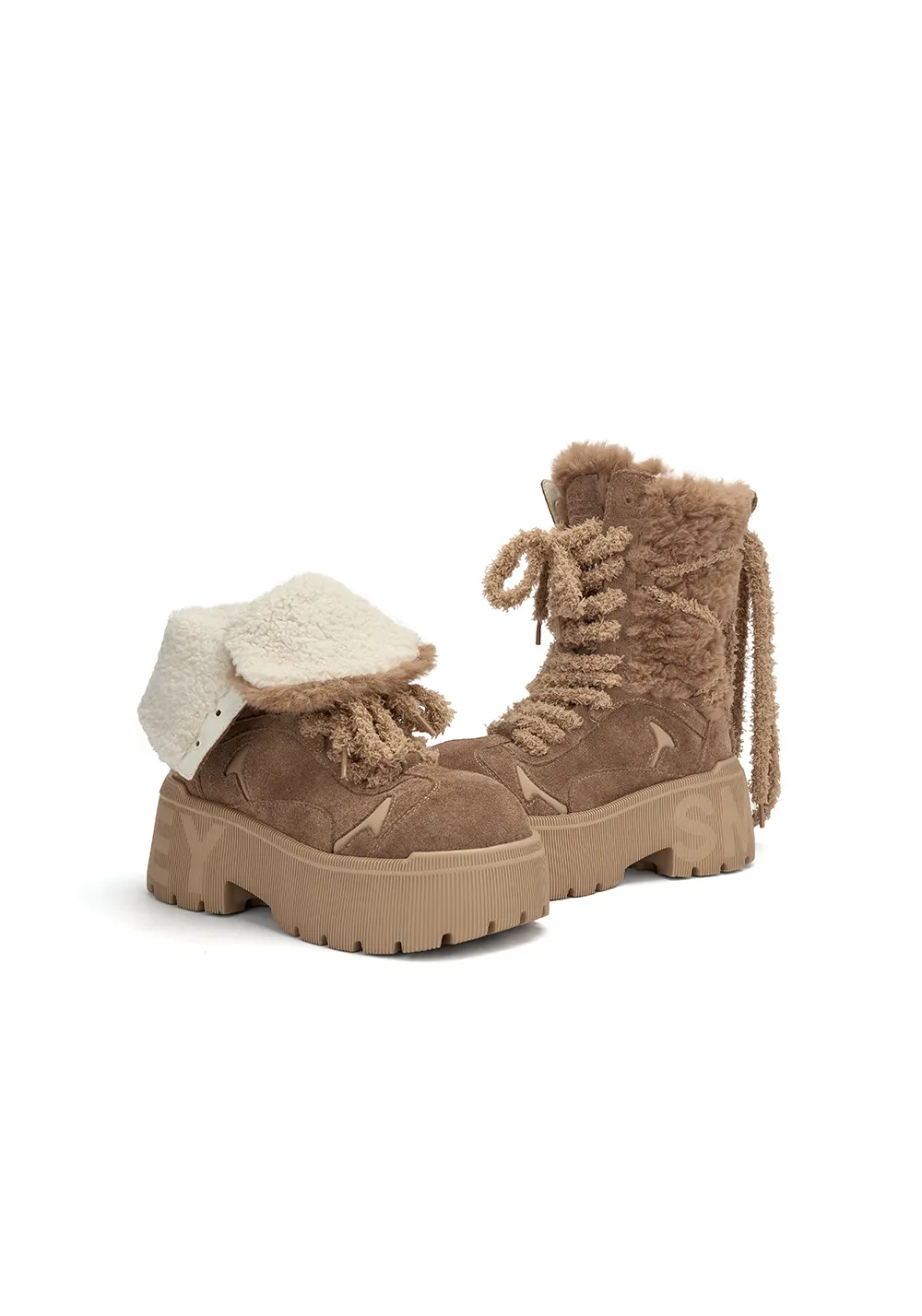 Tall Snow Boots-Camel