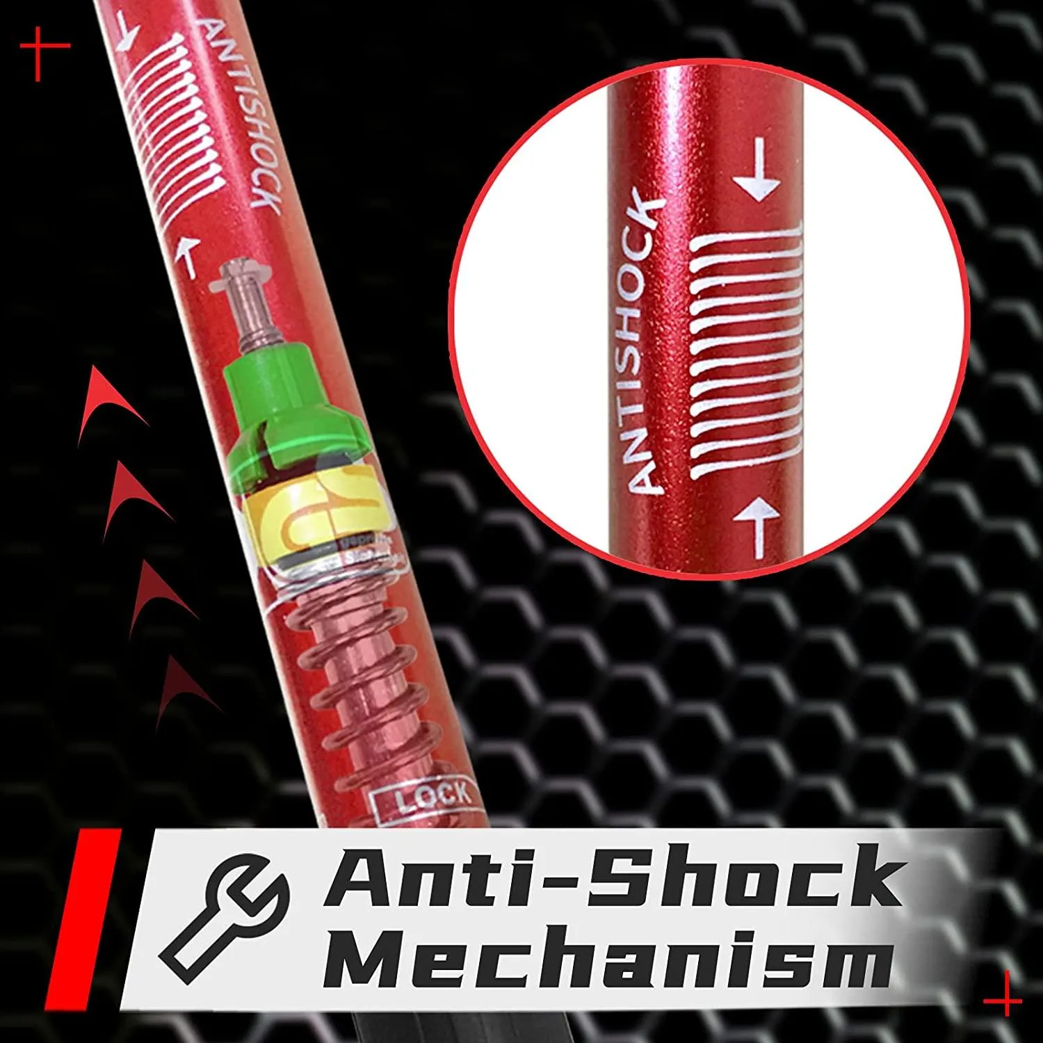 TheFitLife Hiking Walking Trekking Poles - 2 Pack With Antishock And Quick Lock System, Telescopic, Collapsible, Ultralight For Hiking, Camping, Mountaineering, Backpacking, Walking, Trekking