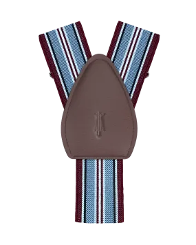 Vyse Grey/Crimson Shirttail Garters
