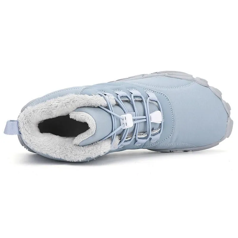 Waterproof Barefoot Snow Boots - Warm Fur Lined Ankle Boots for Men and Women
