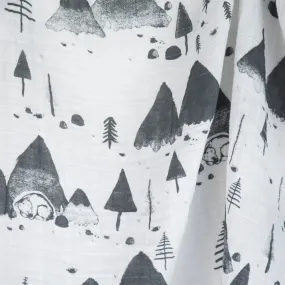 Weegoamigo Muslin Swaddle Wraps - Snowy Mountains