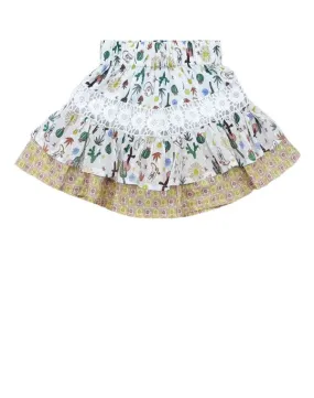 Western Girls Ruffle Shorts
