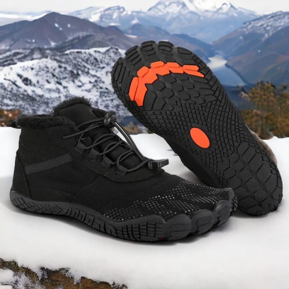 Winter High-Top Barefoot Trekking Boots - Waterproof Snow Boots for Men and Women