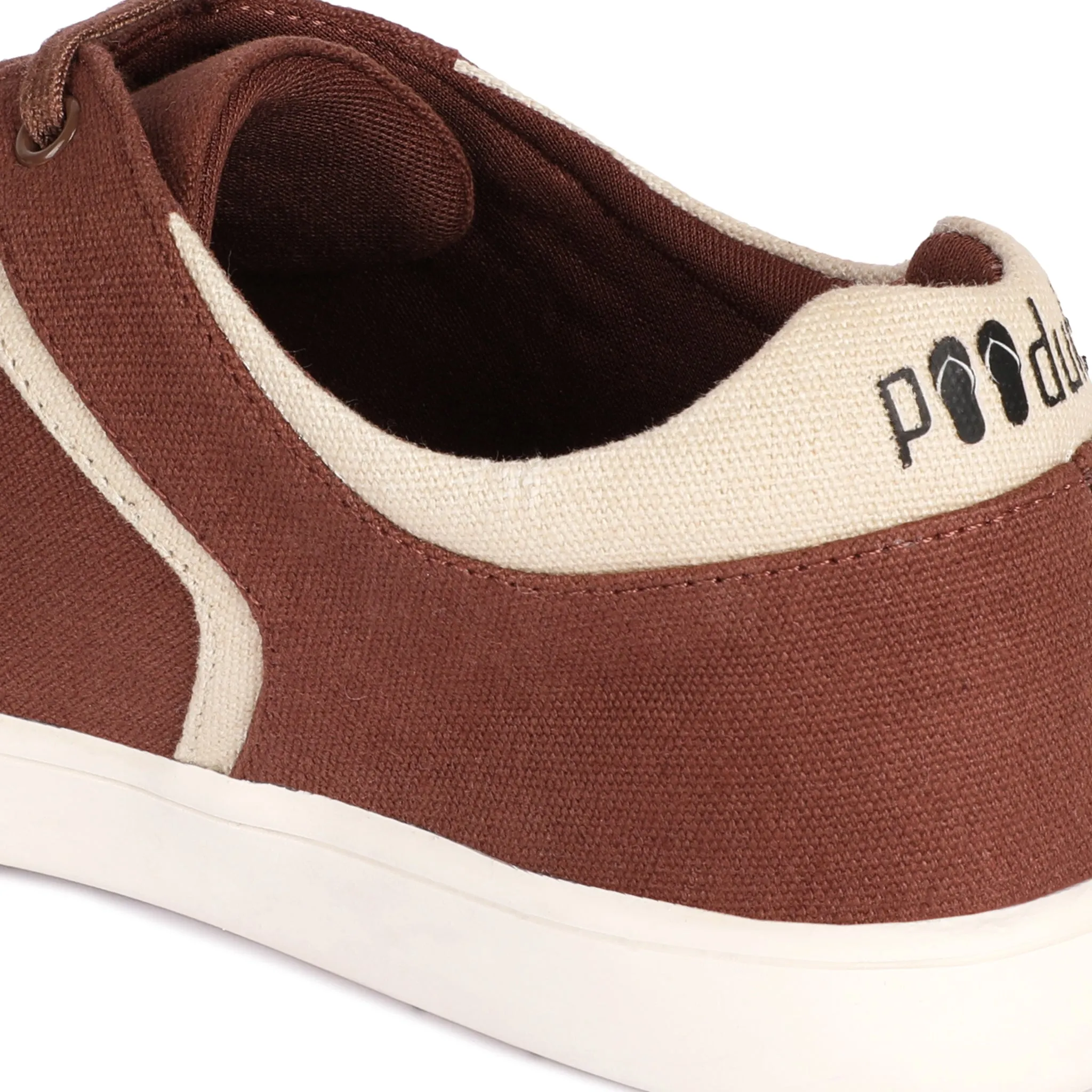 Wood Brown Sneakers | Anti-Skid & Water Resistant | All-Day Comfort